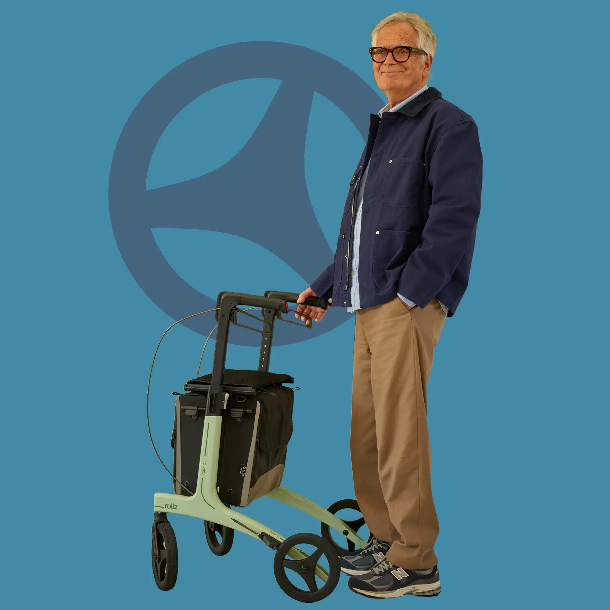 utra lightweight rollator with seat